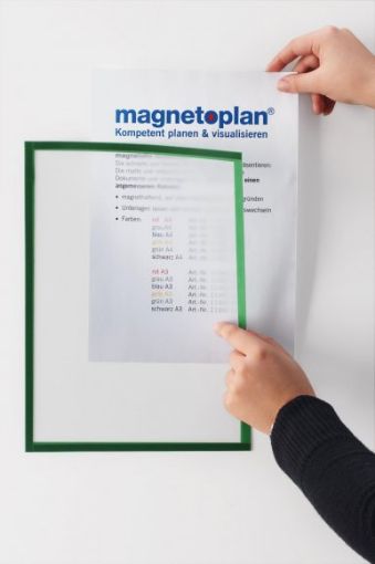 Obrázek Magnetický rámeček Magnetofix A4 modrá (5ks)