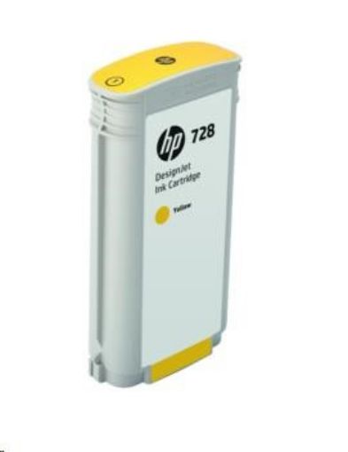 Obrázek HP 728 130-ml Yellow DesignJet Ink Cartridge