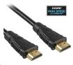 Obrázek PREMIUMCORD Kabel HDMI - HDMI 0,5m (v1.4, 3D, zlacené kontakty, stíněný)