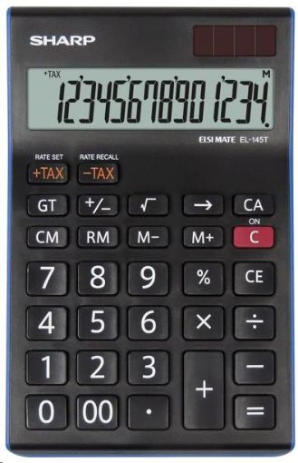 Obrázek SHARP kalkulačka - EL-145TBL - černá