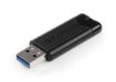 Obrázek VERBATIM Flash Disk PinStripe USB 3.0, 16GB - černá