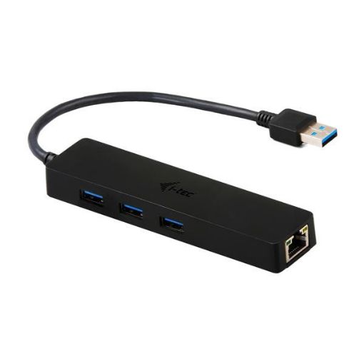 Obrázek iTec USB 3.0 Slim HUB 3 Port + Gigabit Ethernet Adapter