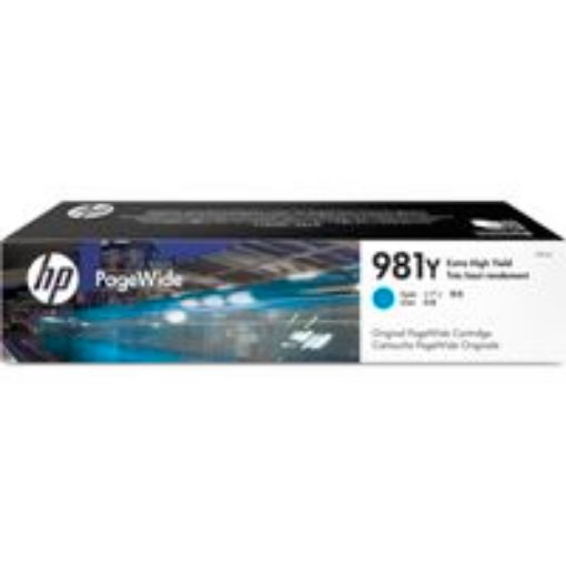 Obrázek HP 981Y Extra High Yield Cyan Original PageWide Cartridge (16,000 pages)