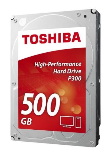 Obrázek TOSHIBA HDD P300 500GB, SATA III, 7200 rpm, 64MB cache, 3,5", BULK