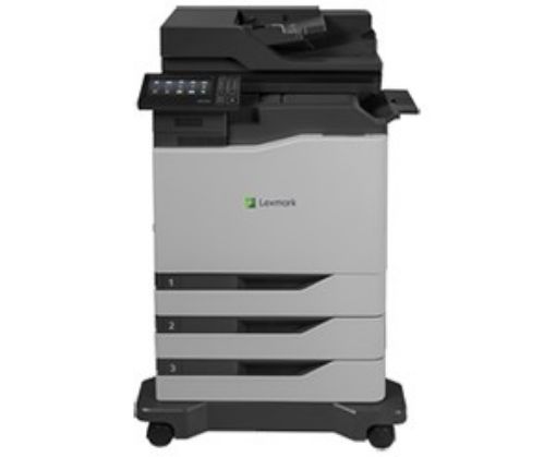 Obrázek LEXMARK tiskárna CX820dtfe A4 COLOR LASER, 50ppm, 2048MB USB, LAN, duplex, dotykový LCD, 2x zásobník papíru, sešívačka