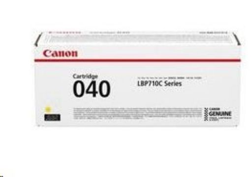 Obrázek Canon TONER  CRG-040Y žlutá pro i-SENSYS LBP710Cx, LBP712Cx, LBP7780Cx (5400 str.)