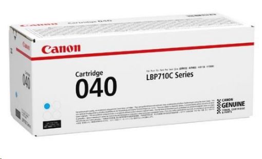 Obrázek Canon TONER CRG-040C azurový pro i-SENSYS LBP710Cx, LBP712Cx, LBP7780Cx (5400 str.)