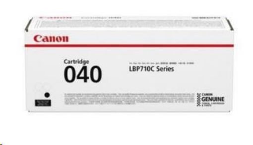 Obrázek Canon TONER CRG-040BK černý pro i-SENSYS LBP710Cx, LBP712Cx, LBP7780Cx (6300 str.)