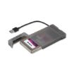 Obrázek iTec USB 3.0 MySafe Easy, rámeček na externí pevný disk 6.4 cm / 2.5" pro SATA I/II/III HDD SSD, černý