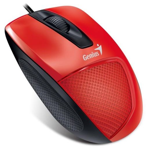 Obrázek GENIUS myš DX-150X, drátová, 1000 dpi, USB, červená