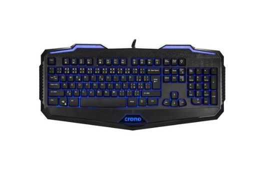Obrázek CRONO gaming klávesnice CK2110, podsvícená, CZ+SK, USB, Black