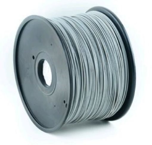 Obrázek GEMBIRD Tisková struna (filament) ABS, 1,75mm, 1kg, šedá