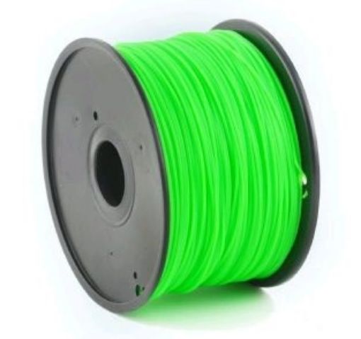 Obrázek GEMBIRD Tisková struna (filament) ABS, 1,75mm, 1kg, zelená