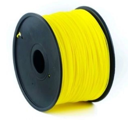 Obrázek GEMBIRD Tisková struna (filament) ABS, 1,75mm, 1kg, žlutá