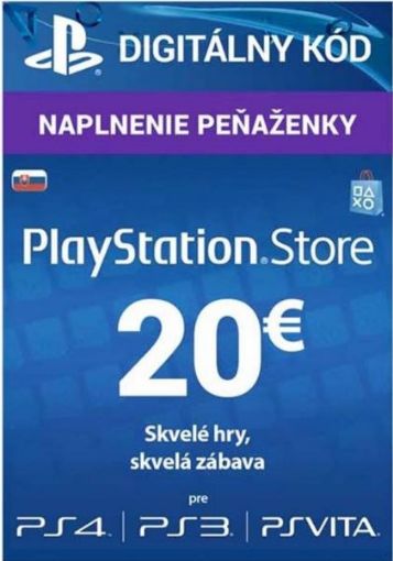 Obrázek SONY PlayStation Live Cards Hang 20,- EUR