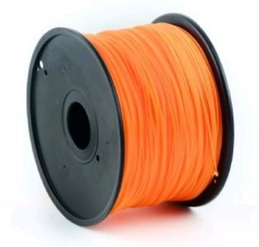 Obrázek GEMBIRD Tisková struna (filament) PLA, 1,75mm, 1kg, oranžová