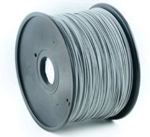 Obrázek GEMBIRD Tisková struna (filament) PLA, 1,75mm, 1kg, šedá