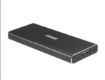 Obrázek AKASA externí box pro M.2 SSD SATA II, III, USB 3.1 Gen1 Micro-B, (Supports 2230, 2242, 2260 & 2280), hliníkový, černý