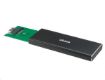 Obrázek AKASA externí box pro M.2 SSD SATA II, III, USB 3.1 Gen1 Micro-B, (Supports 2230, 2242, 2260 & 2280), hliníkový, černý