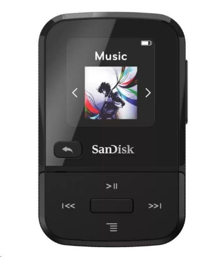 Obrázek SanDisk Clip Sport Go MP3 Player 32GB, Black