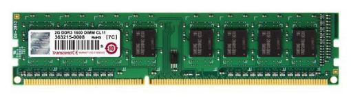 Obrázek TRANSCEND DIMM DDR3 2GB 1600MHz 1Rx8 CL11