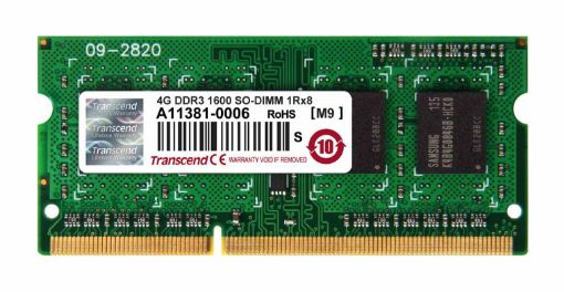 Obrázek SODIMM DDR3 4GB 1600MHz TRANSCEND 1Rx8 CL11
