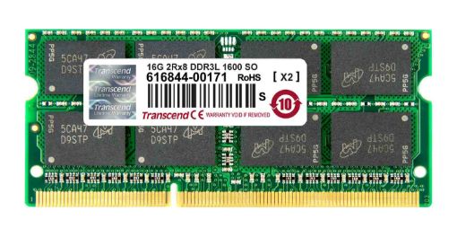 Obrázek DIMM DDR4 16GB 2133MHz TRANSCEND 2Rx8, CL15