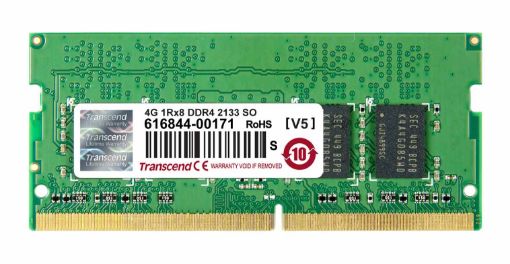 Obrázek SODIMM DDR4 4GB 2133MHz TRANSCEND 1Rx8 CL15