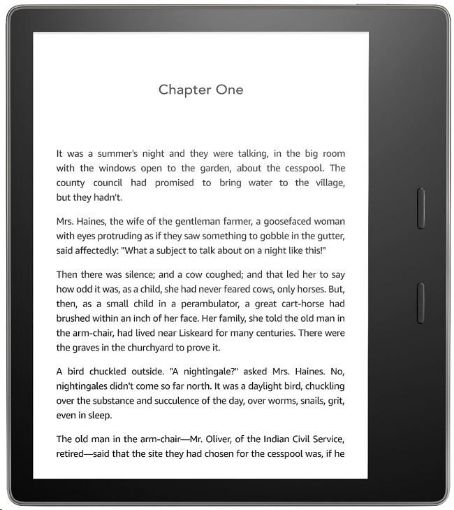 Obrázek Amazon Kindle Oasis 7" 32GB, WiFi (300 ppi) - BLACK / bez reklamy