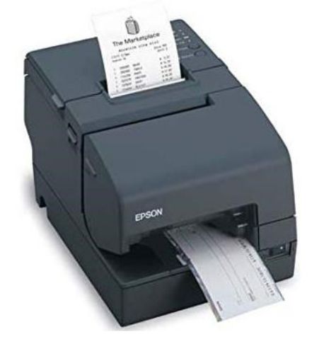 Obrázek EPSON hybridní pokladní tiskárna TM-H6000V, černá, RS232, USB, LAN + zdroj