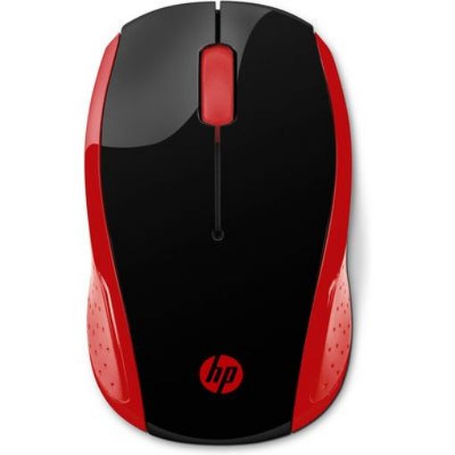 Obrázek HP myš - 200 Mouse, Wireless, Empress red