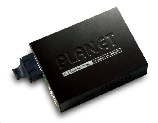 Obrázek Planet FT-802S15 Konvertor, 10/100Base-TX - 100Base-FX, SC, singlemode