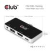 Obrázek Club3D Multiport USB-C 3.1 na 3x HDMI 2.0b + 1 USB 2.0 + USB-C charge + audio jack female