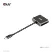 Obrázek Club3D hub MST (Multi Stream Transport) USB3.2 Gen2 Type-C(DP Alt-Mode) na DisplayPort + HDMI 4K60Hz (M/F)