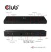 Obrázek Club3D Dokovací stanice USB 3.2 typ C (5xUSB/USB-C/3xHDMI/2xDP/Ethernet/Audio) s Universal Triple 4K napájecím adaptérem