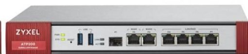 Obrázek Zyxel ATP200 firewall, 2*WAN, 4*LAN/DMZ ports, 1*SFP, 2*USB with 1 Yr Bundle