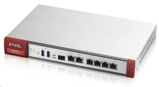 Obrázek Zyxel VPN100 Advanced VPN Firewall, 100x VPN (IPSec/L2TP), 2x WAN, 4x LAN/DMZ, 1x SFP, Wireless Controller