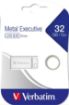 Obrázek VERBATIM Flash Disk 32GB Metal Executive, USB 2.0, stříbná