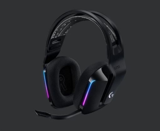 Obrázek Logitech herní sluchátka G733, LIGHTSPEED Wireless RGB Gaming Headset, EMEA, black