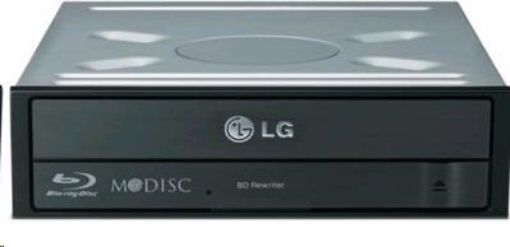 Obrázek HITACHI LG - interní mechanika BD-W/CD-RW/DVD±R/±RW/RAM/M-DISC BH16NS55, Black, box+SW