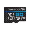 Obrázek TEAM MicroSDXC karta 256GB GO CARD UHS-I U3 (90/45 MB/s) + SD adapter