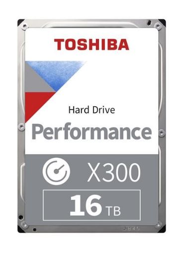 Obrázek TOSHIBA HDD X300 16TB, SATA III, 7200 rpm, 512MB cache, 3,5", BULK
