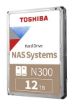 Obrázek TOSHIBA HDD N300 NAS 12TB, SATA III, 7200 rpm, 256MB cache, 3,5", BULK