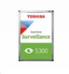 Obrázek TOSHIBA HDD S300 Surveillance (CMR) 1TB, SATA III, 5400 rpm, 128MB cache, 3,5", BULK