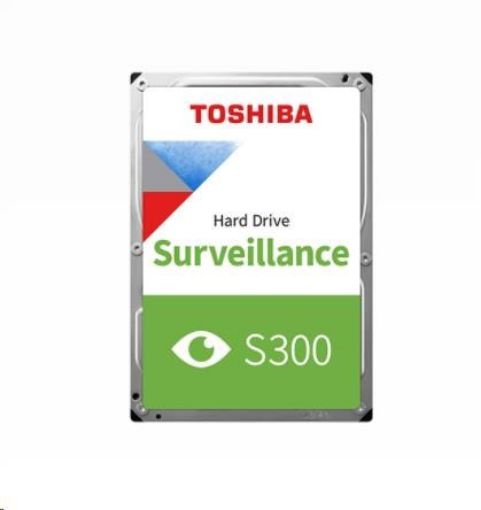 Obrázek TOSHIBA HDD S300 Surveillance (CMR) 1TB, SATA III, 5400 rpm, 128MB cache, 3,5", BULK