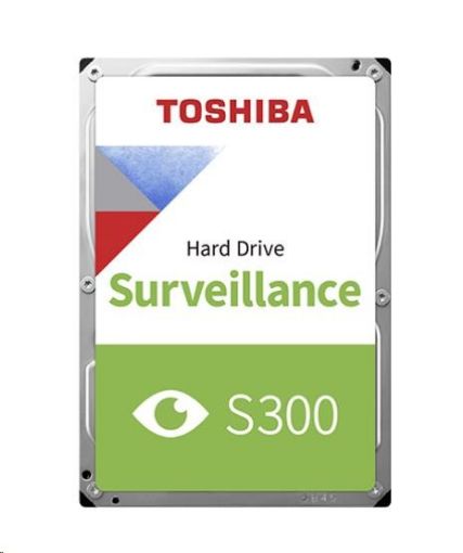 Obrázek TOSHIBA HDD S300 PRO Surveillance (CMR) 10TB, SATA III, 7200 rpm, 256MB cache, 3,5", BULK