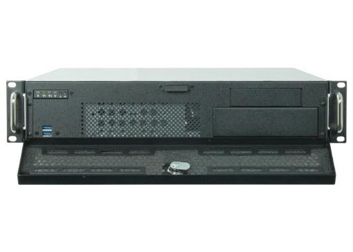 Obrázek CHIEFTEC skříň Rackmount 2U UNC-210, mATX, half height PCI slots,  Black, zdroj PSF-400B (400W)