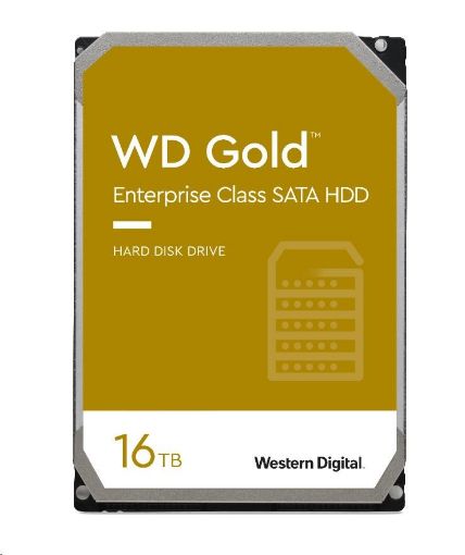 Obrázek WD GOLD WD161KRYZ 16TB SATA/ 6Gb/s 512MB cache 7200 ot., CMR, Enterprise