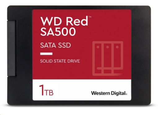 Obrázek WD RED SSD 3D NAND WDS100T1R0A 1TB SATA/600, (R:560, W:530MB/s), 2.5"