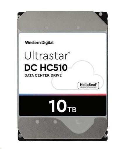 Obrázek Western Digital Ultrastar® HDD 10TB (HUH721010ALE601) DC HC510 3.5in 26.1MM 256MB 7200RPM SATA 512E SED